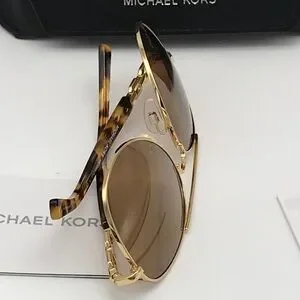 MICHAEL KORS SUNGLASSES OMK 1003 GOLD/GOLD 58  POLARIZED NWT & CASE Michael Kors Collection | Accessories | Michael Kors  main image 3
